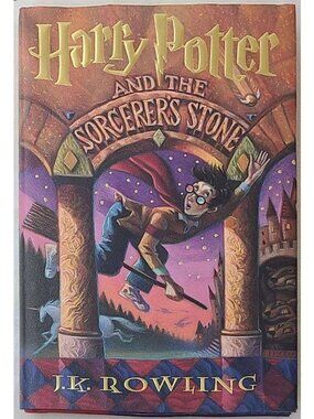 Harry Potter and the Sorcerers Stone JK Rowling 1998 1st Edition 23rd Print HCDJ